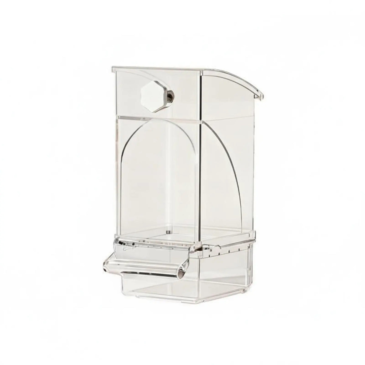 Automatic Avian Feeder Husk Separating No-Mess Avian Feeder No Mess Container Easy to Clean Parrot Food Container for Indoor