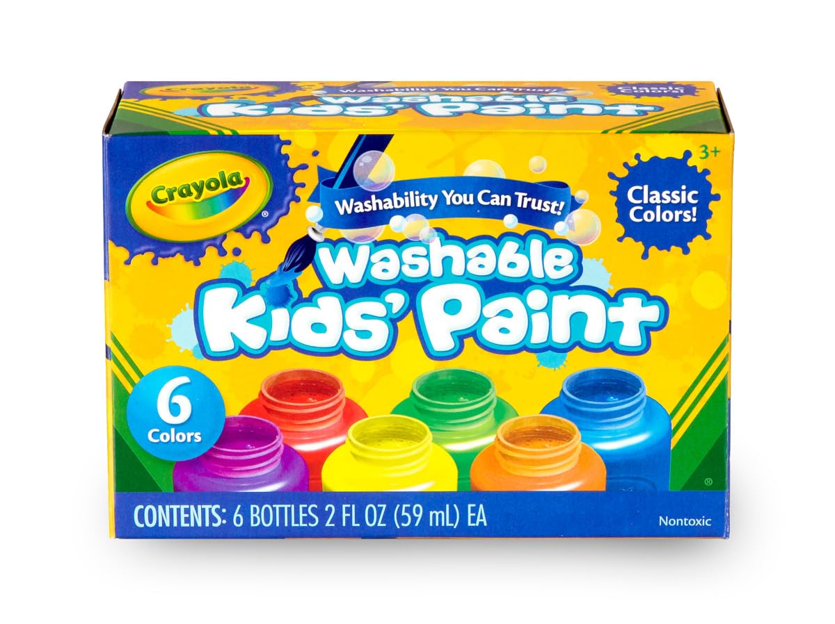Crayola Paint Pendulum (30pcs), Washable Paint Kit, Kids Arts & Crafts, Art Toys for Girls & Boys, Gift for Kids, Ages 7+