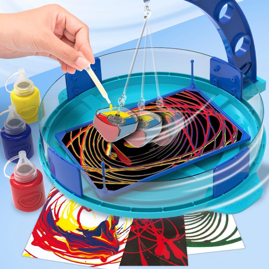 Crayola Paint Pendulum (30pcs), Washable Paint Kit, Kids Arts & Crafts, Art Toys for Girls & Boys, Gift for Kids, Ages 7+
