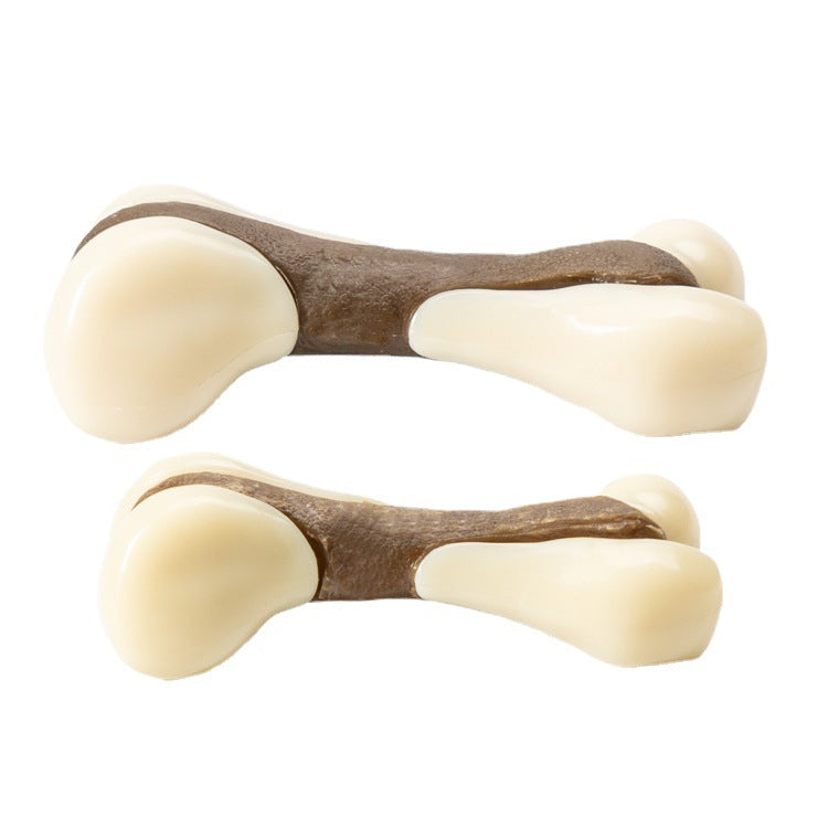 Pet Toys Eat Play Bones Teeth Cleaning Teeth Grinding Stick Cowhide Stick Dog Bite Gel Hind Leg Bone Chew Dog Bite Toys