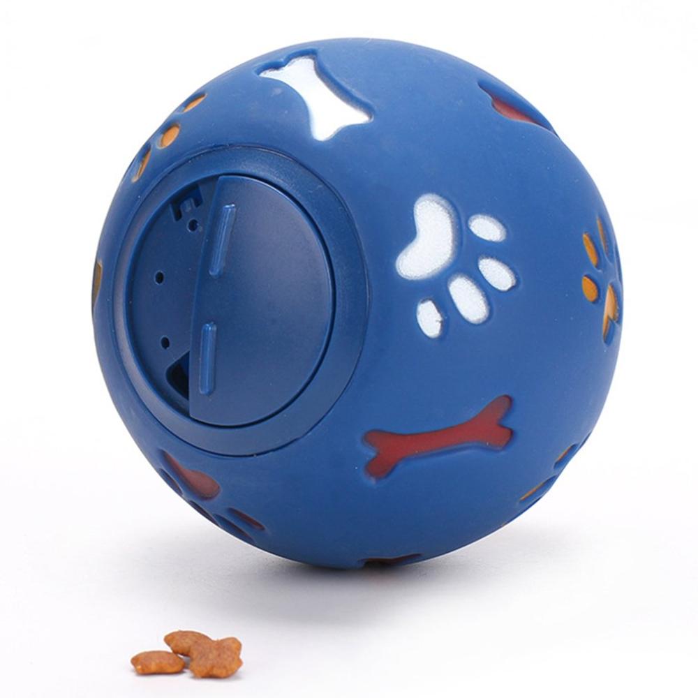 Educational Leaking Food Ball Pet Dog Cat Toys Bite-resistant Rubber IQ Training Toy Interactive Tooth Cleaning Balls Puppy Toys