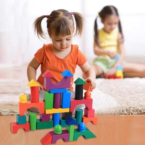 112pcs/Set Wooden Colorful Rainbow Domino Blocks Building Toy Early Educational Toys For Children Kids Dominoes Games Gifts