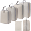 Compressed travel storage bag set, digital toiletries and cosmetics storage bag, shoes, luggage, clothing, travel storage bag