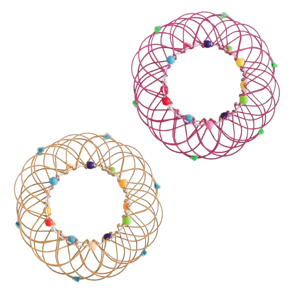 Fidget Toys Popit Make Magic Steel Iron Ring Decompression Flexible Basket Soft Magical Toys Anti Stress Kids Gifts Juguetes