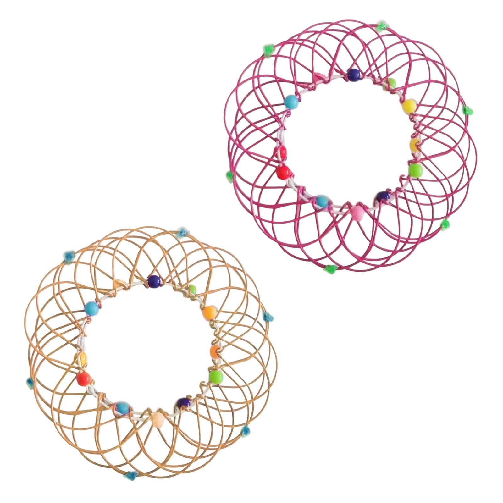 Fidget Toys Popit Make Magic Steel Iron Ring Decompression Flexible Basket Soft Magical Toys Anti Stress Kids Gifts Juguetes