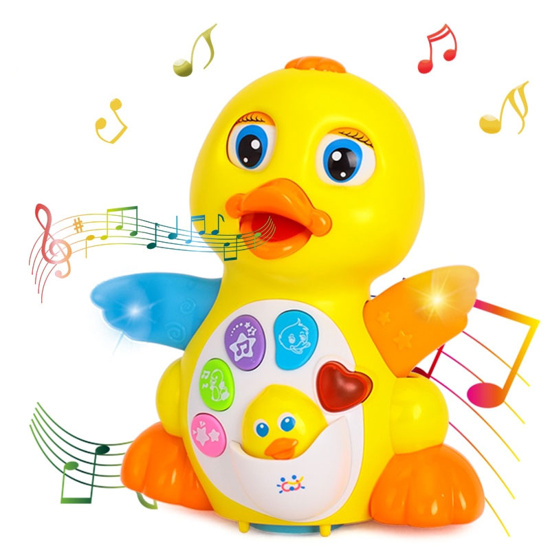Baby Toys EQ Flapping Yellow Duck Infant Brinquedos Bebe Electrical Universal Toy for Children Kids 1 3 years old