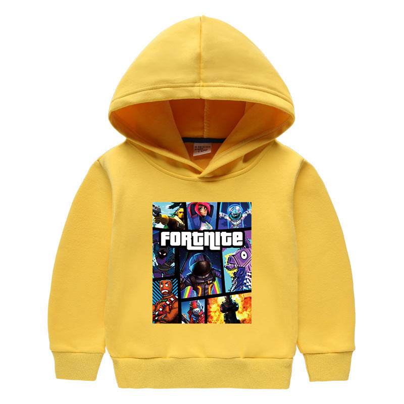 Children's hooded sweatshirt for autumn and winter