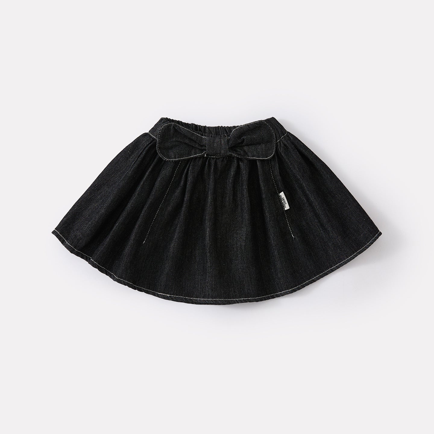 Print Star Short Sleeve Baby Girl Summer Casual Stylish Denim Skirt