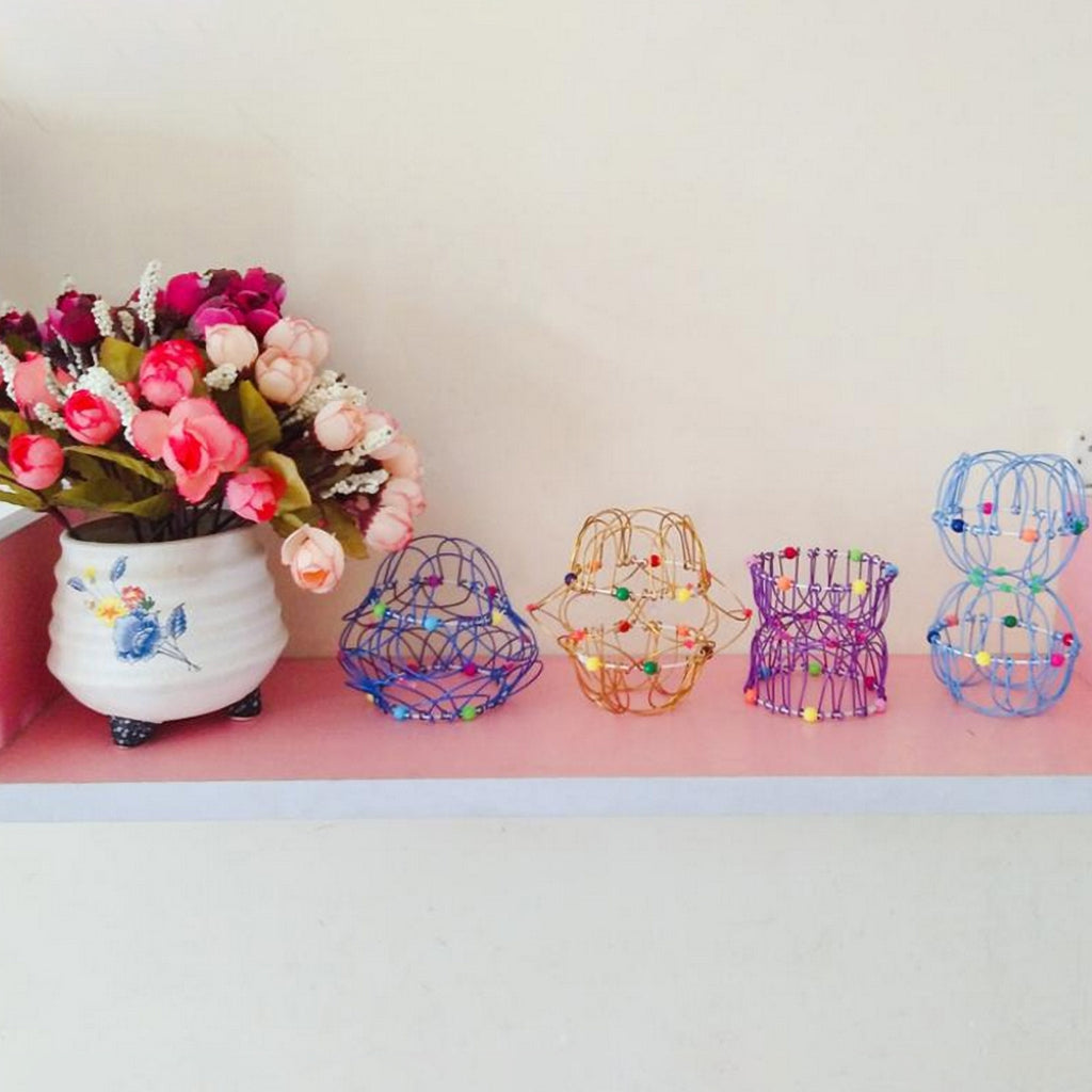 Fidget Toys Popit Make Magic Steel Iron Ring Decompression Flexible Basket Soft Magical Toys Anti Stress Kids Gifts Juguetes