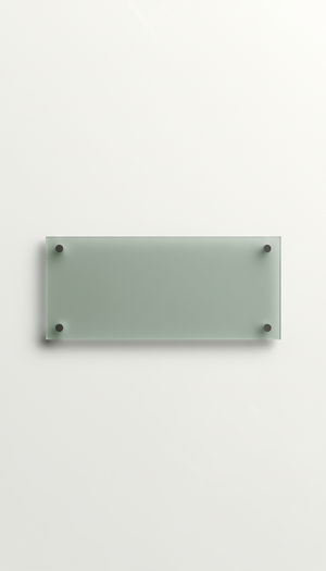 Acrylic Door Sign With Matte Finish