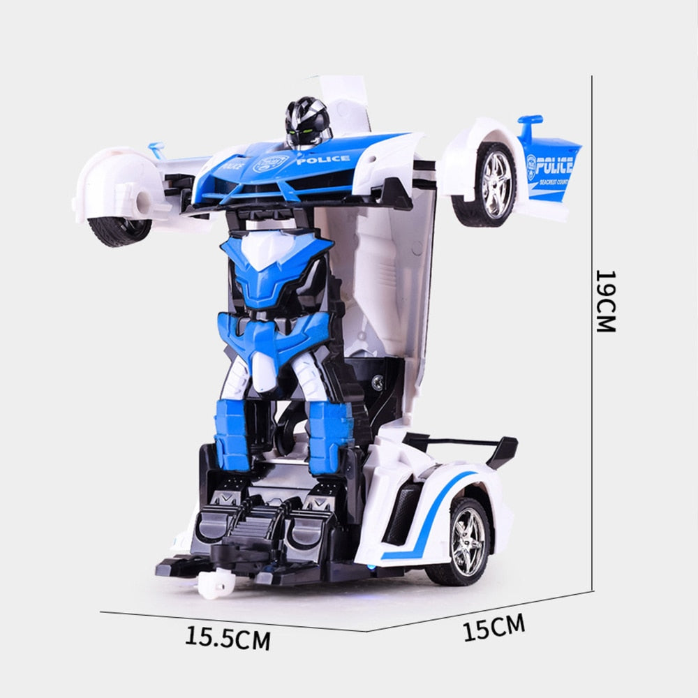 RC Car Transformation Robots Sports Vehicle Model  Robots Toys Cool Deformation Car Kids Toys  Gifts For Boys