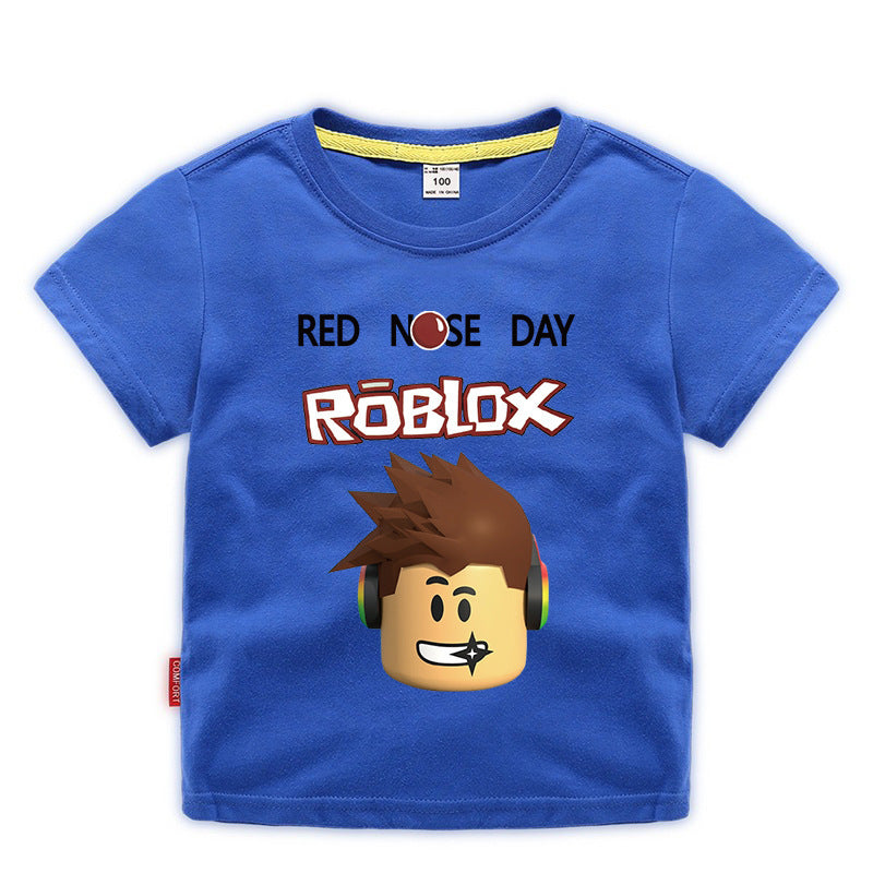 Roblox Children's Summer Wear Short Sleeves