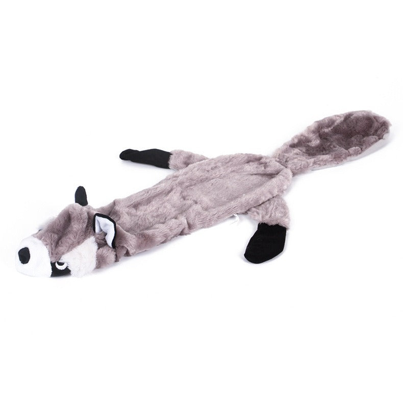 Pet dog plush, bite resistant, grinding teeth, making noise, dog toys, cleaning teeth, smell-absorbing animal shapes, pet toys