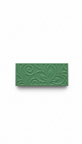 Embossed Door Sign in Fern Green