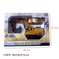 Simulation RC excavator toys with Music and light Children's Boys RC truck toys gifts RC Engineering car tractor brinquedos