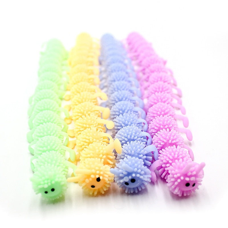 1pc 16 Knots Caterpillar Relieves Stress Toy Physiotherapy Releases Stress Fidget Toys Personalized Gift Juguetes Toys For kids