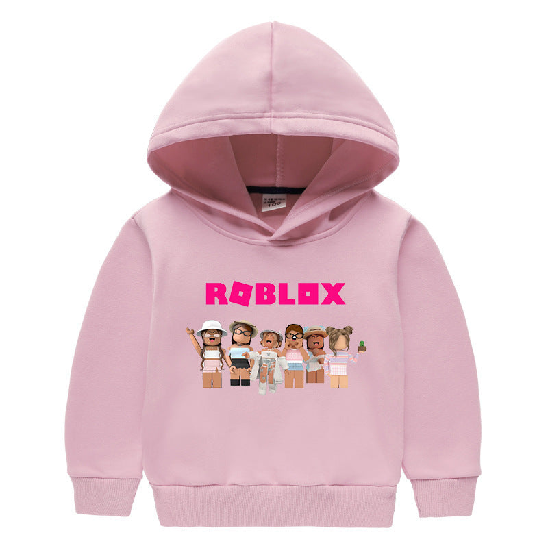 Children's hooded sweatshirt for autumn and winter