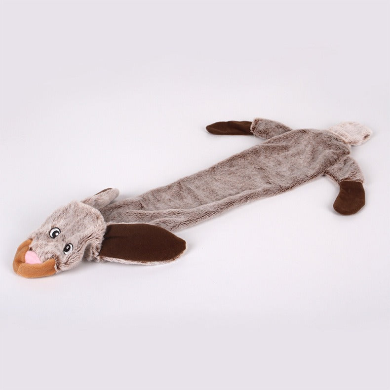 Pet dog plush, bite resistant, grinding teeth, making noise, dog toys, cleaning teeth, smell-absorbing animal shapes, pet toys