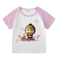 Children's summer short sleeved T-shirt