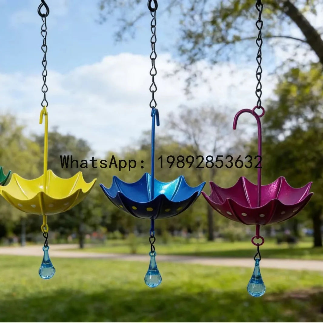 Zz iron bird feeder  bird watering feeder  garden decoration  hanging style   bee & butterfly design
