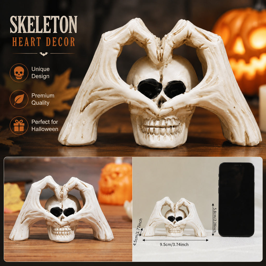 Halloween Skull Decorative Ornament Creative Minimalist Decoration for Party Love Theme