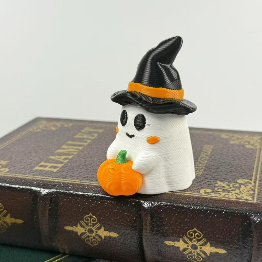3D Printed Halloween Decoration Creative Pumpkin Ghost Cute Gift HighCute Ornament Decor