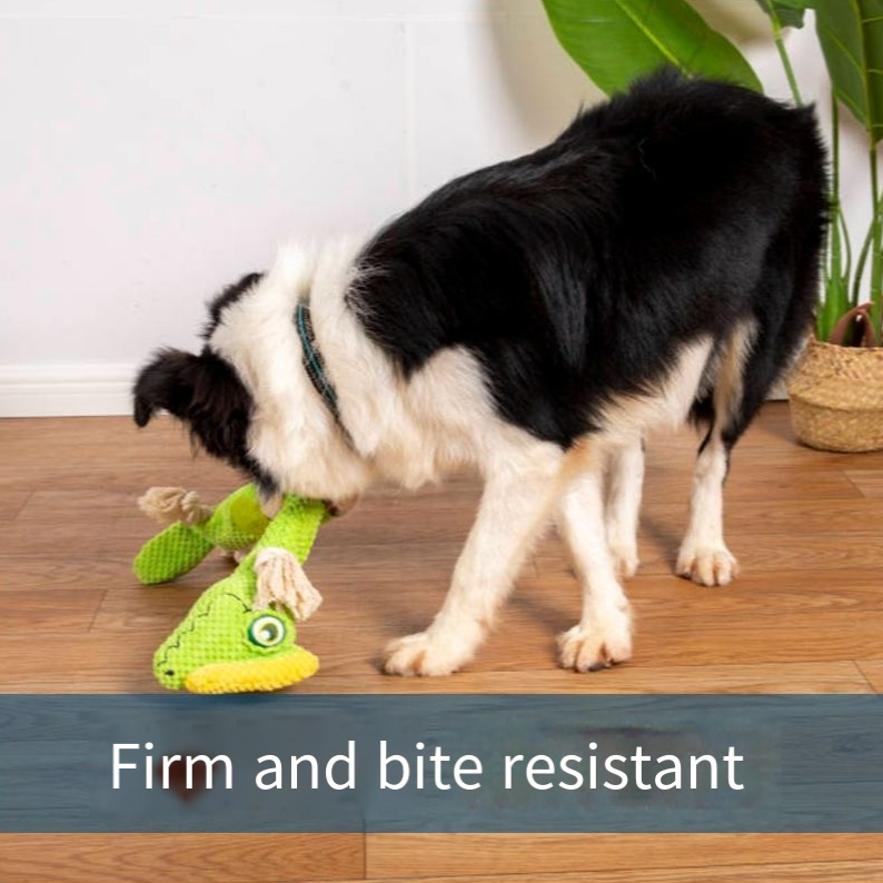 Pet dog toys with sound bite resistanc teeth cleaning interactive puzzle solving large dog hidden food puzzle toys