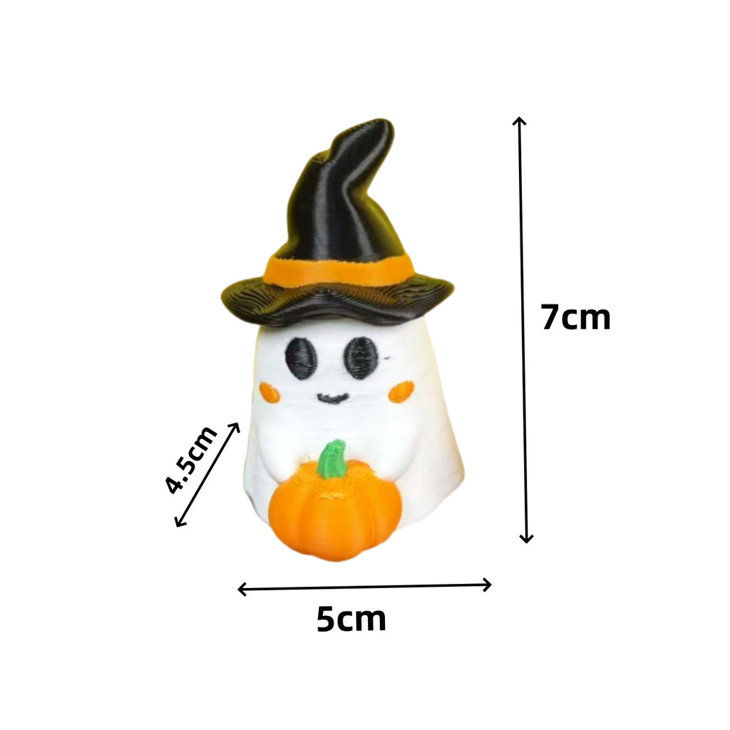 3D Printed Halloween Decoration Creative Pumpkin Ghost Cute Gift HighCute Ornament Decor