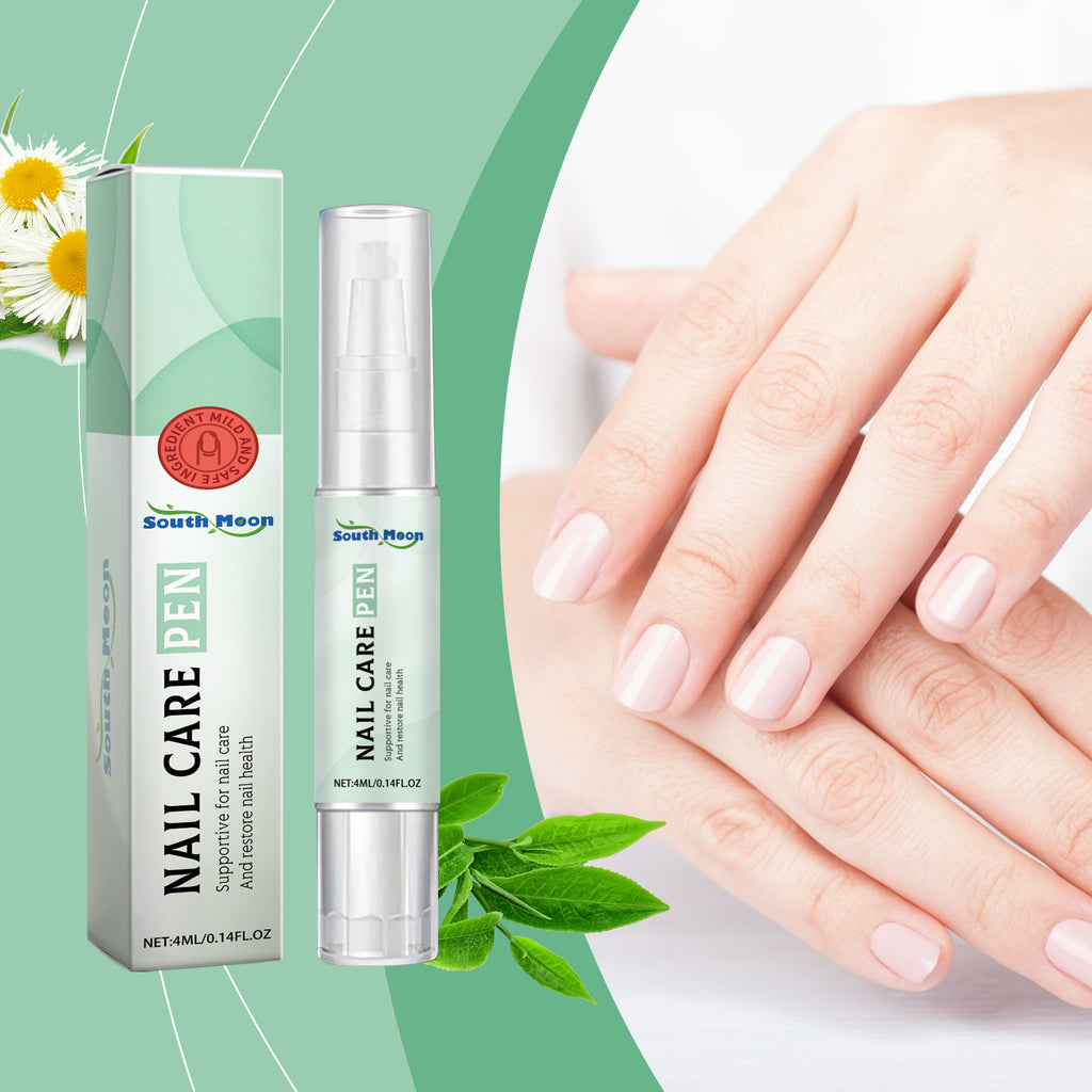 Gray Nail Care Pen Gently Nourishes Fingernails, Cleans And Brightens Nails And Thickens Nails