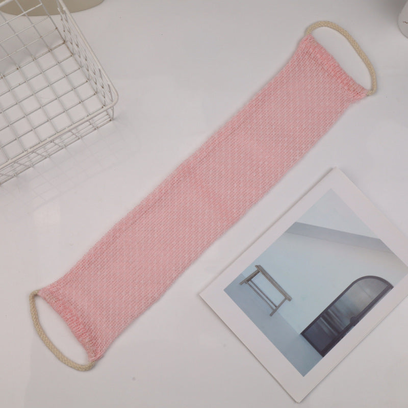 Striped Bath Scrubber Long Strip Nylon Sauna Towel Thickened Adult Back Scrubber