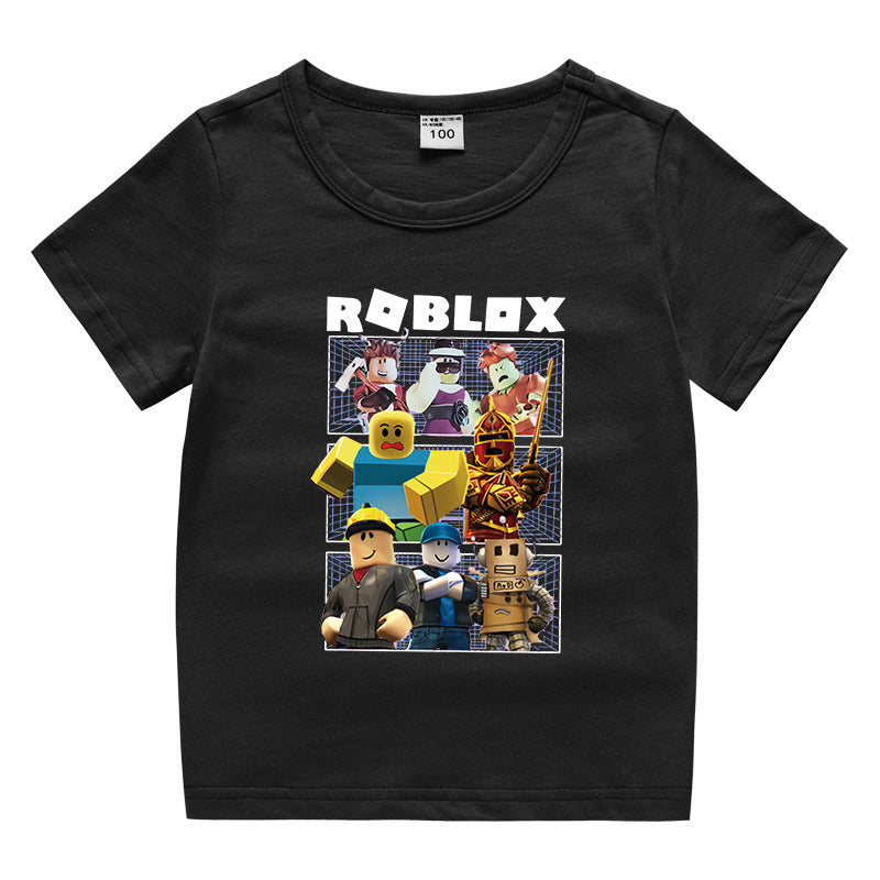 Children's summer short sleeved T-shirt