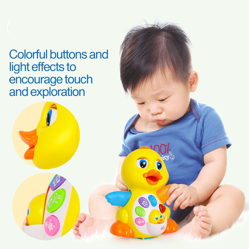 Baby Toys EQ Flapping Yellow Duck Infant Brinquedos Bebe Electrical Universal Toy for Children Kids 1 3 years old