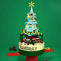Christmas Tree Building Blocks Rotating Octagonal Box Children's Toys Educational Assembled Small Particles Ornaments