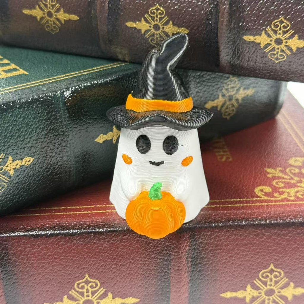 3D Printed Halloween Decoration Creative Pumpkin Ghost Cute Gift HighCute Ornament Decor