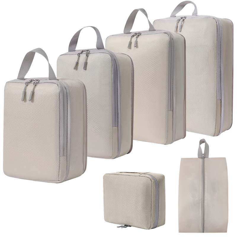 Compressed travel storage bag set, digital toiletries and cosmetics storage bag, shoes, luggage, clothing, travel storage bag