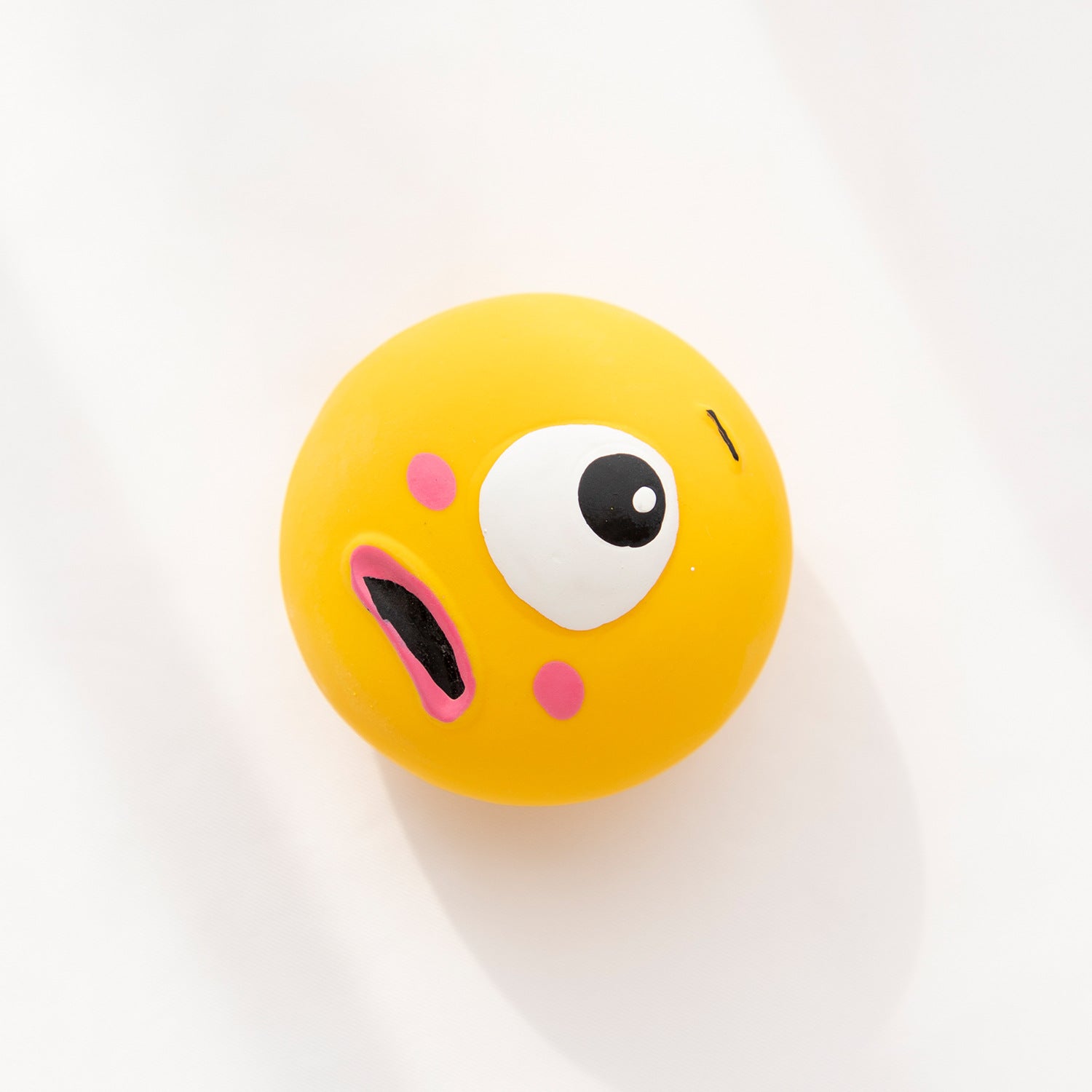 New Cute Cartoon Big Eyeball Dog Vocal Gnawing Toys Environmentally Friendly Vinyl Interactive Pet Toys