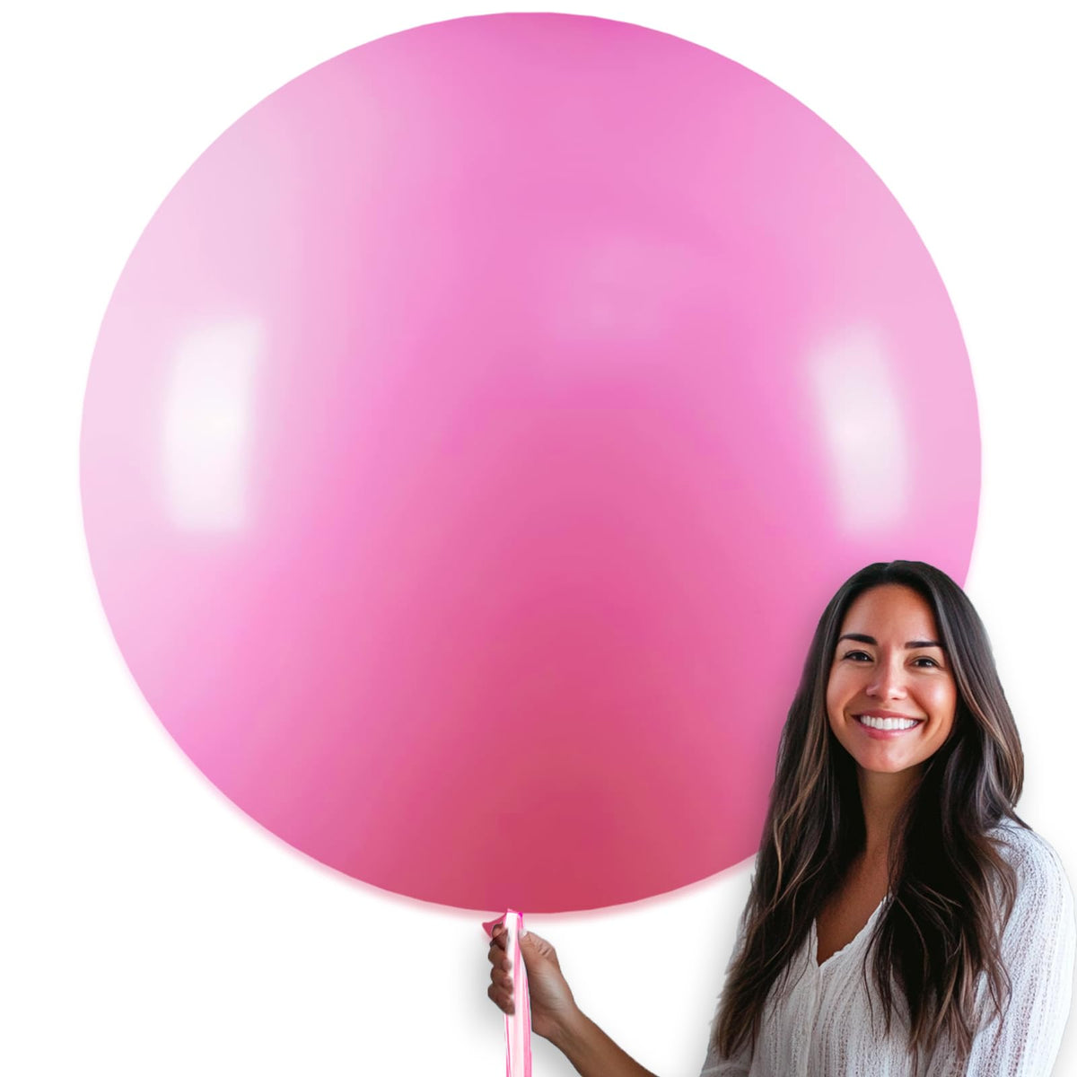 PartyWoo White Balloons 155pcs Matte White Latex Balloons Different Sizes