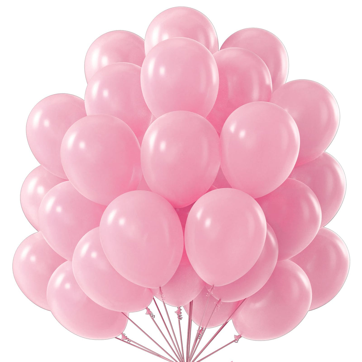 PartyWoo Red Balloons 50pcs Red Helium Latex Balloons 12 Inch