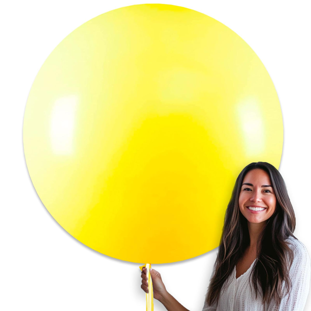 PartyWoo White Balloons 155pcs Matte White Latex Balloons Different Sizes