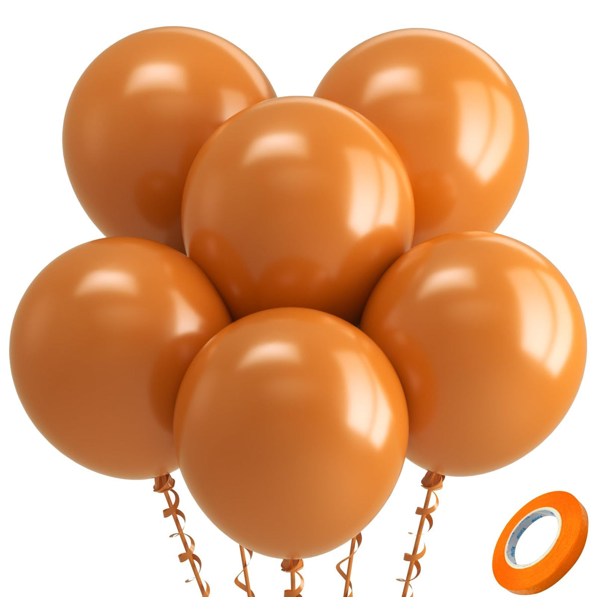 Bezente Assorted Latex Rainbow Balloons 100 Pack 12 inch