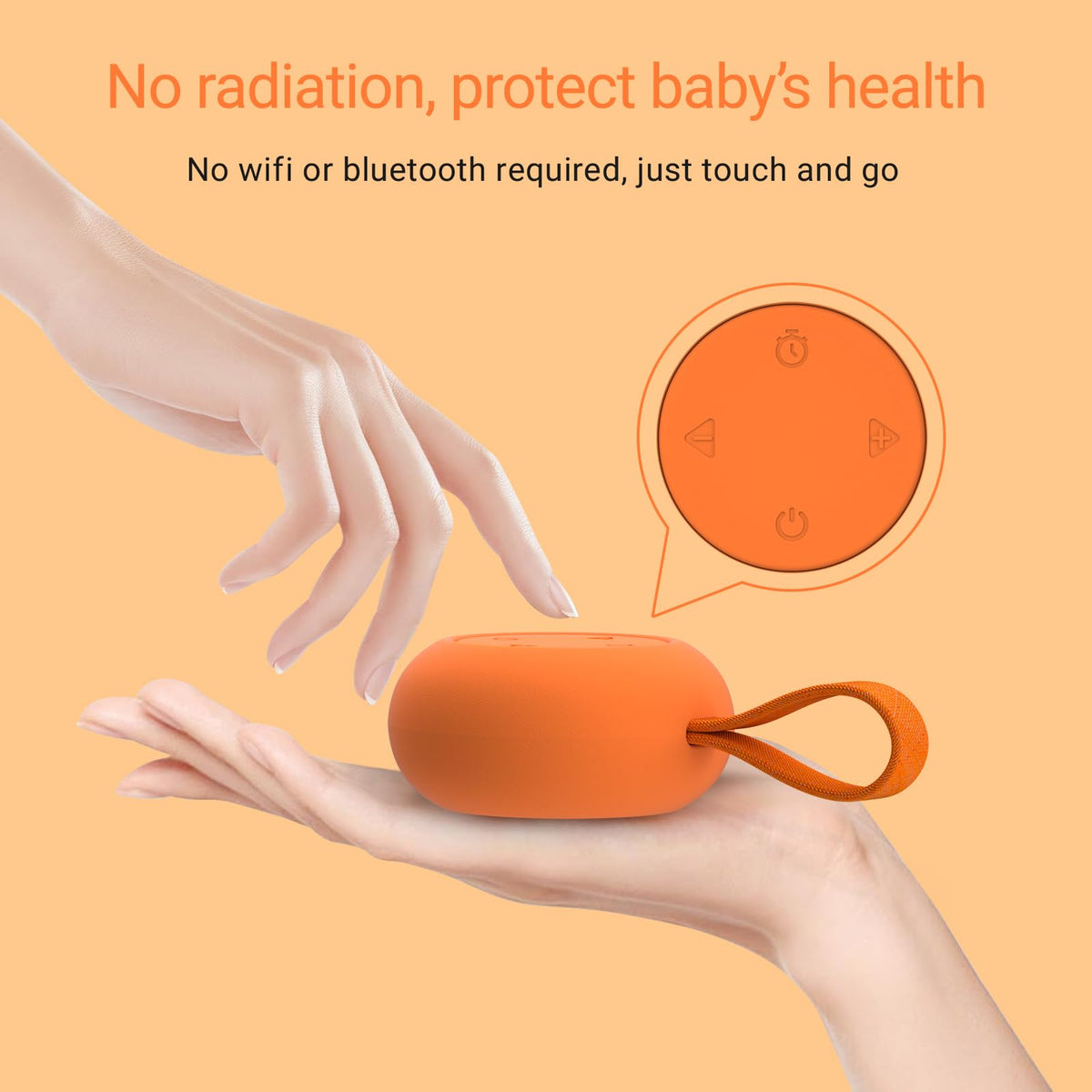 Portable Baby Sound Machine & Essentials for Babies & Kids-Rose