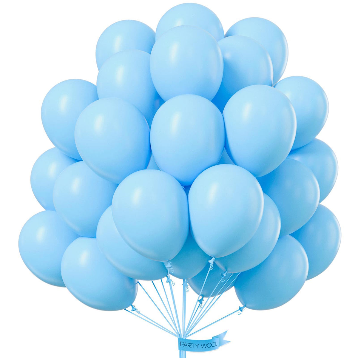 PartyWoo Red Balloons 50pcs Red Helium Latex Balloons 12 Inch