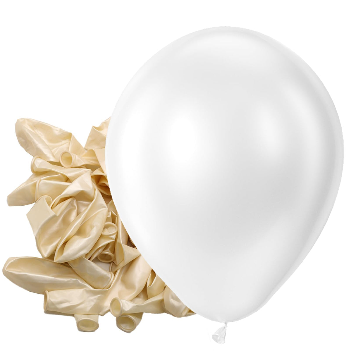 Bezente Assorted Latex Rainbow Balloons 100 Pack 12 inch