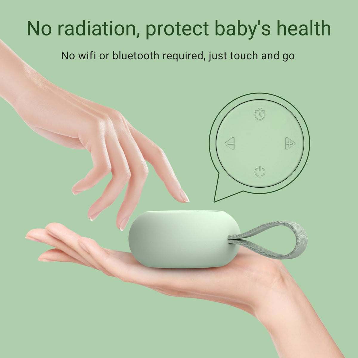 Portable Baby Sound Machine & Essentials for Babies & Kids-Rose
