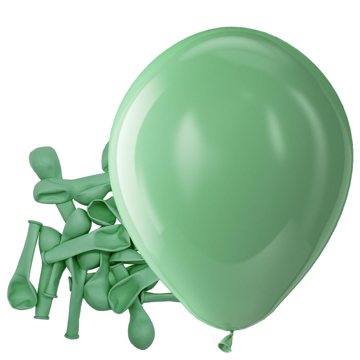 Bezente Assorted Latex Rainbow Balloons 100 Pack 12 inch