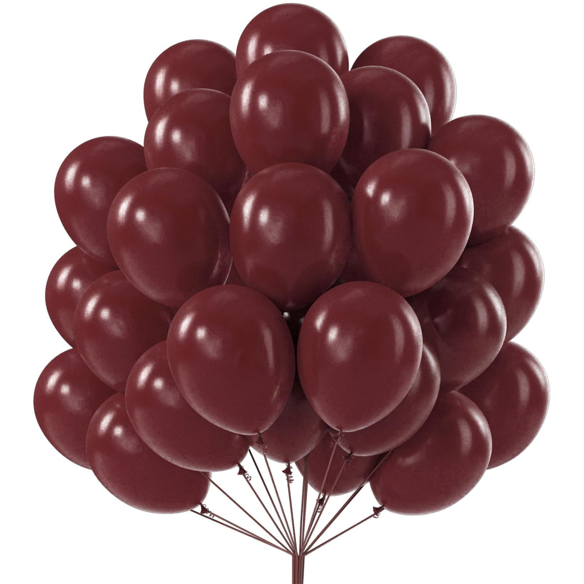 PartyWoo Red Balloons 50pcs Red Helium Latex Balloons 12 Inch