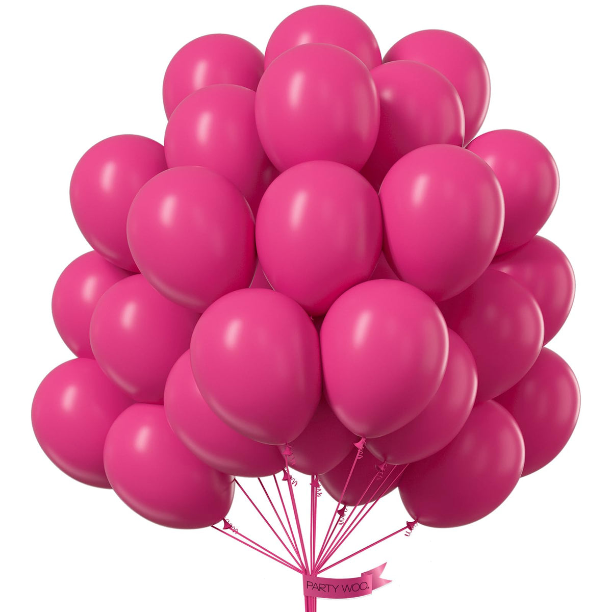 PartyWoo Red Balloons 50pcs Red Helium Latex Balloons 12 Inch