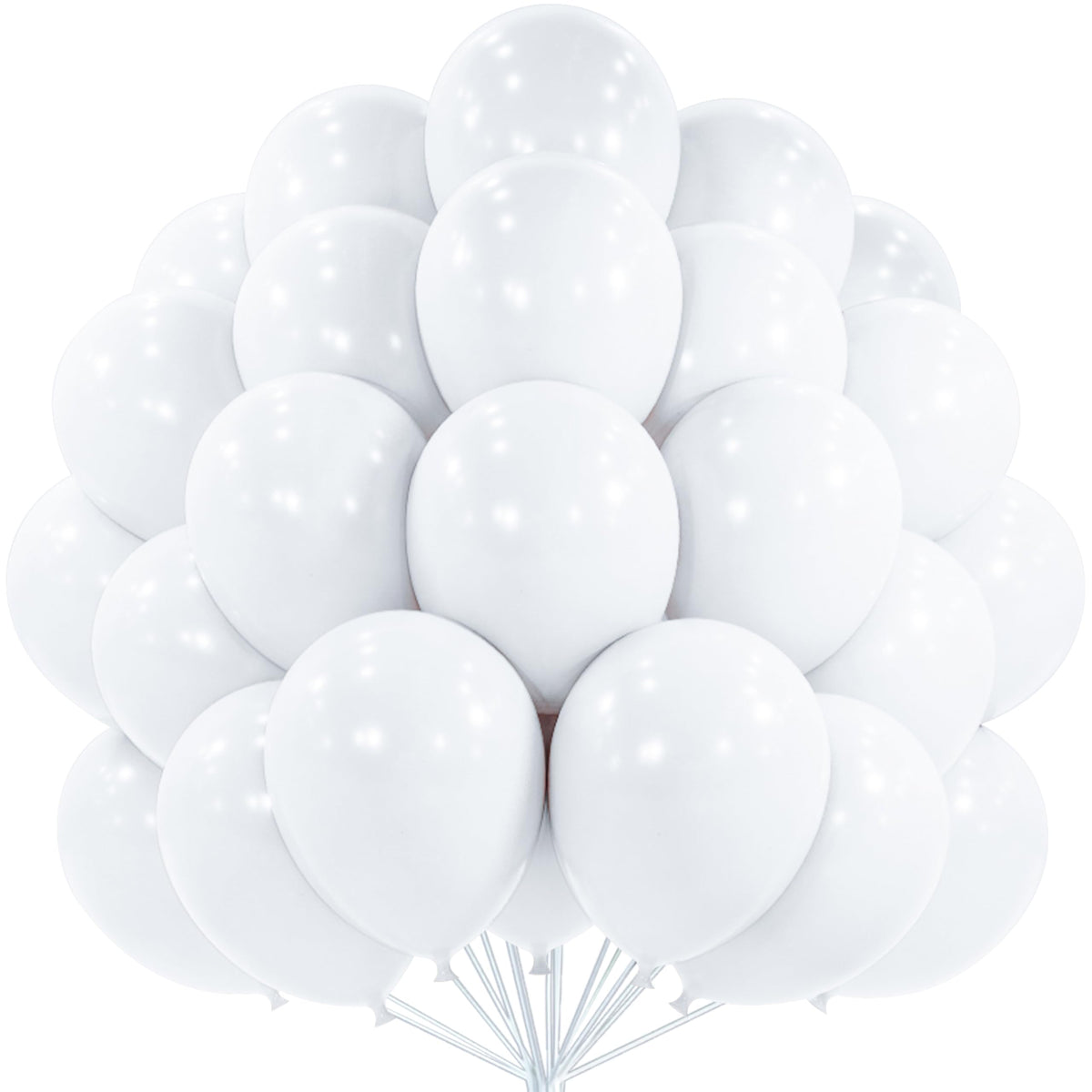 PartyWoo Red Balloons 50pcs Red Helium Latex Balloons 12 Inch