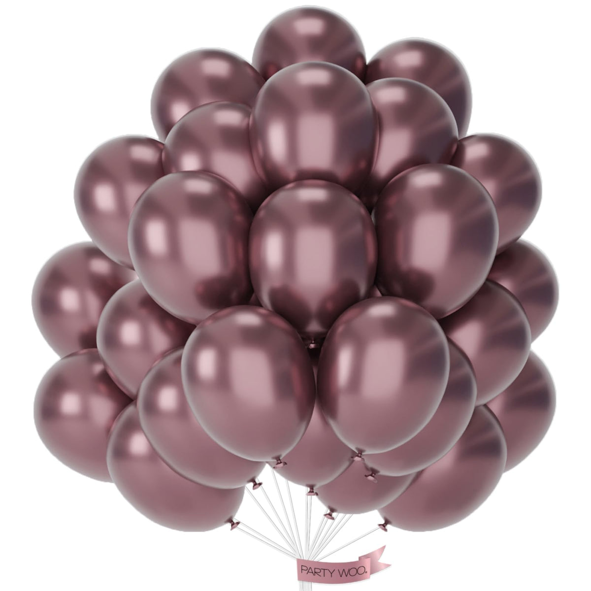 PartyWoo Red Balloons 50pcs Red Helium Latex Balloons 12 Inch