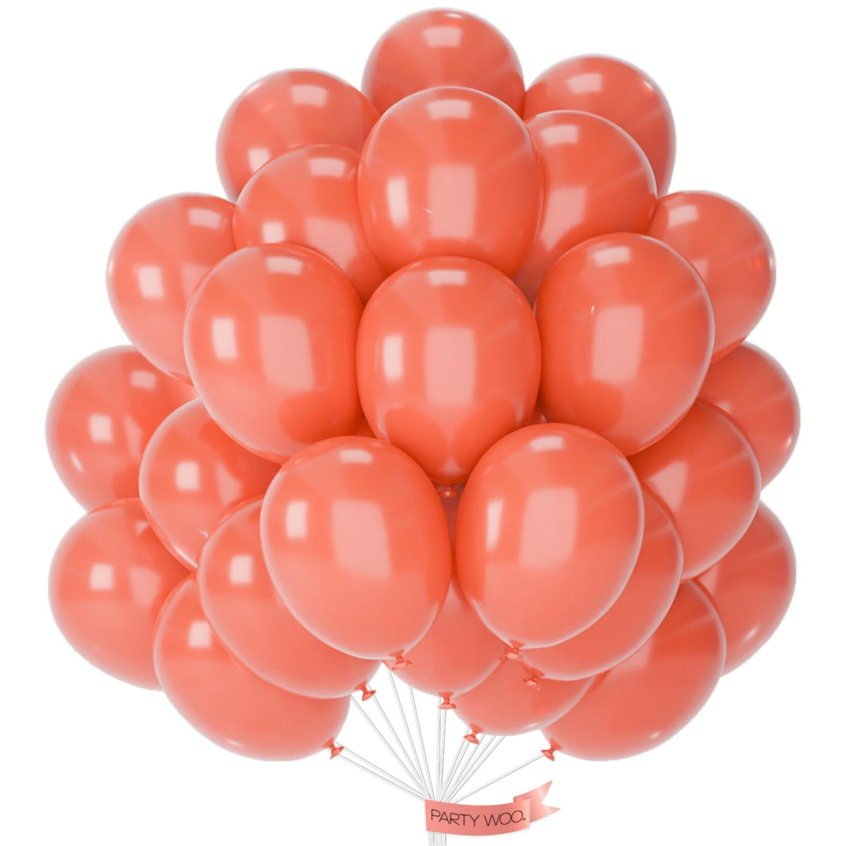 PartyWoo Red Balloons 50pcs Red Helium Latex Balloons 12 Inch